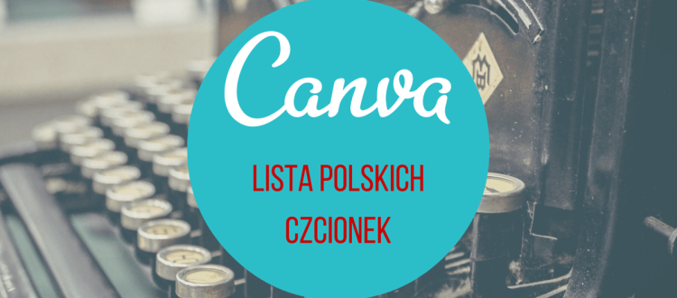 polskie czcionki canva